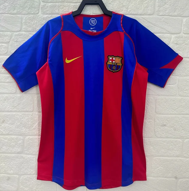 Camisa Barcelona Home 04/05 (Versão Retrô)