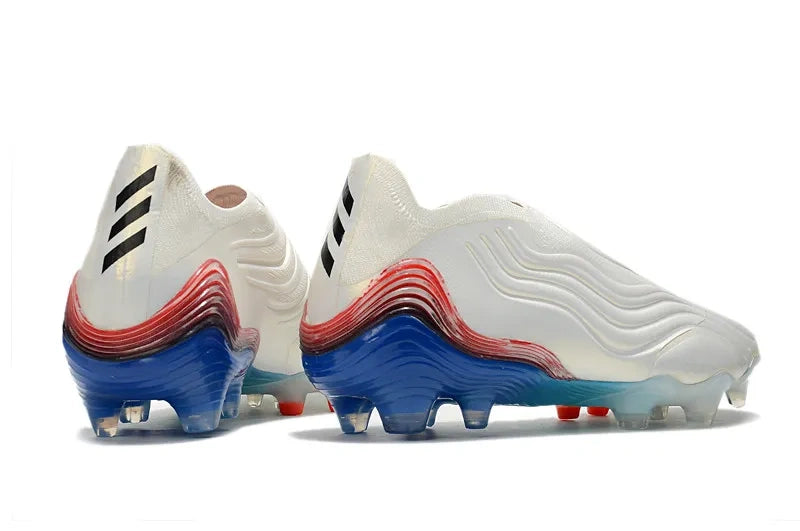 Chuteira de Campo Copa Sense + FG White/Blue | Football Boots