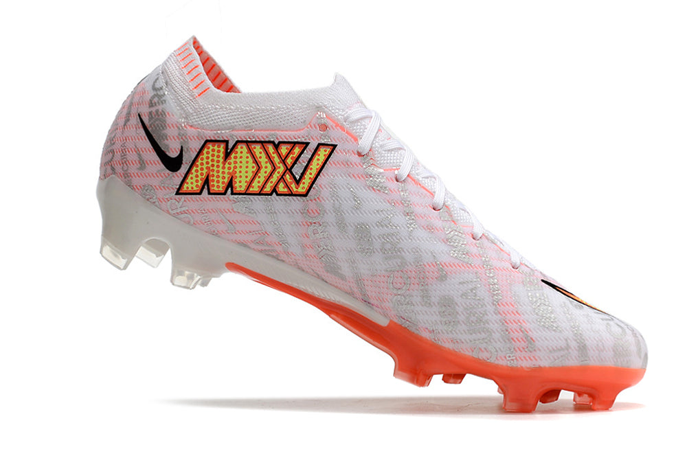 Chuteira de Campo Nike Air Zoom Mercurial Vapor 15 Elite FG White/Orange| Football Boots