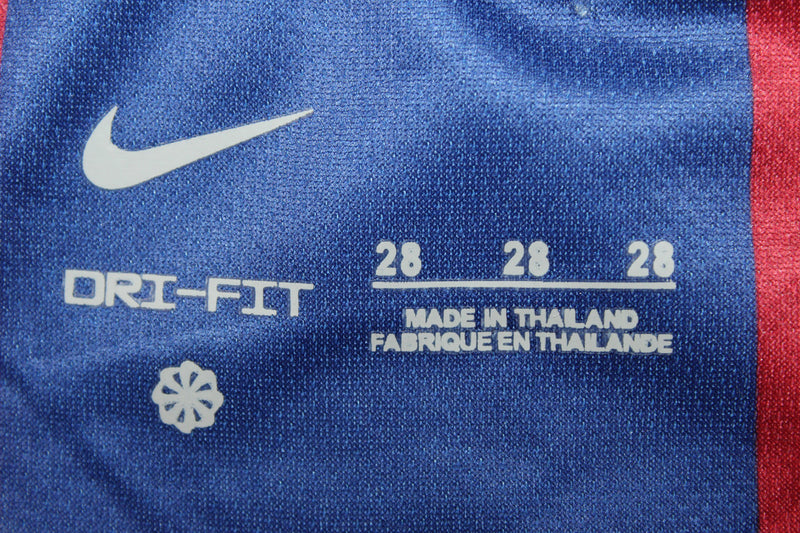 Kit Barcelona Home Conjunto Infantil 07/08 (Versão Retrô)