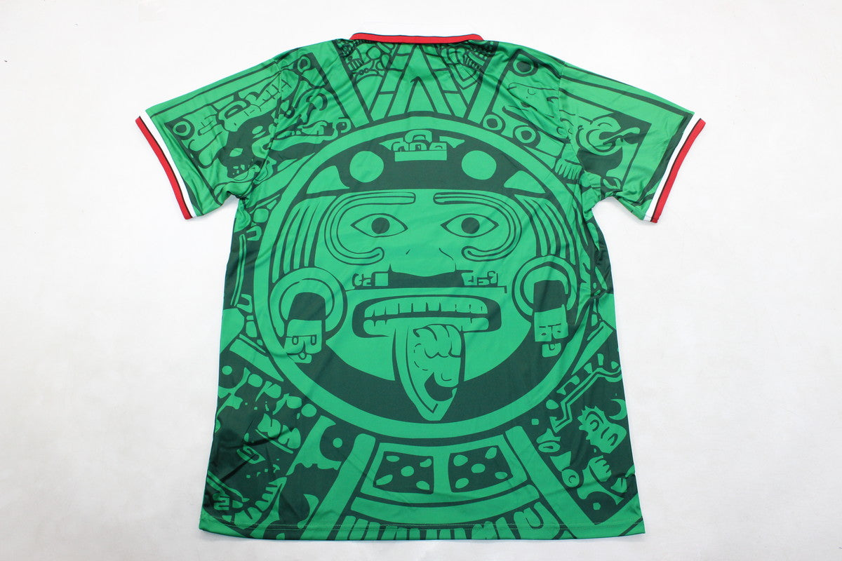 Camisa Seleção do México " 1998 Halloween / Verde" (Versão Retro Torcedor) | EDIÇÃO ESPECIAL