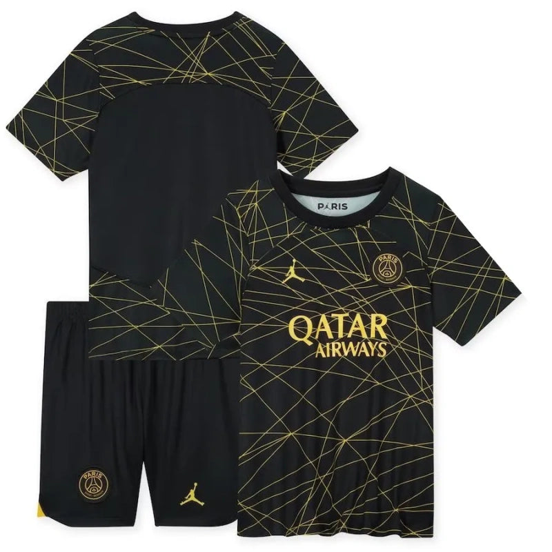 Camisa Paris Saint-Geirman Fourth 22/23 Conjunto Infantil (Versão Retrô)