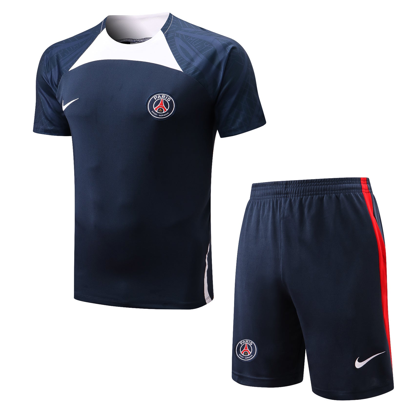 Kit Pre-Treino Paris Saint-Germain F.C. Conjunto Adulto/Infantil (Versão Torcedor)