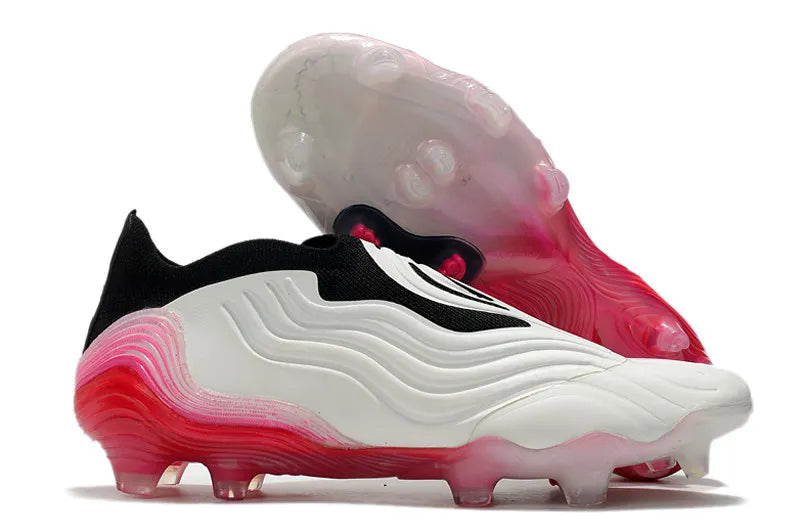 Chuteira de Campo Copa Sense + FG White/Pink | Football Boots