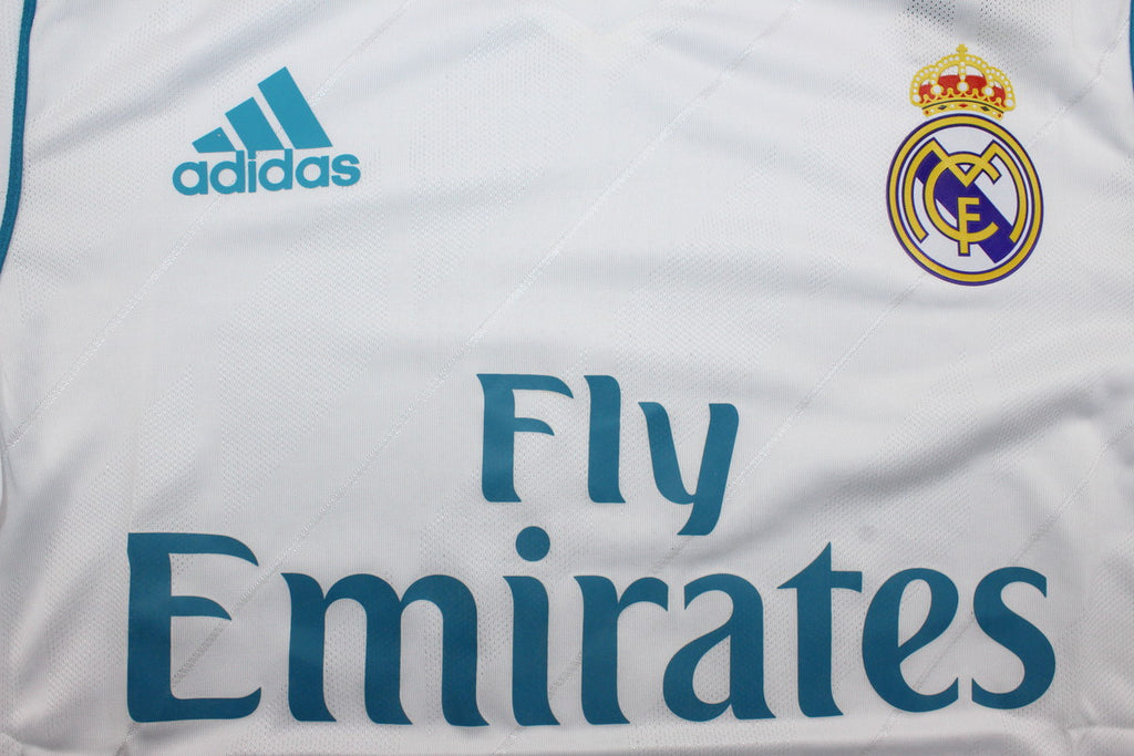 Camisa Real Madrid Home 17/18 (Versão Jogador Retrô)