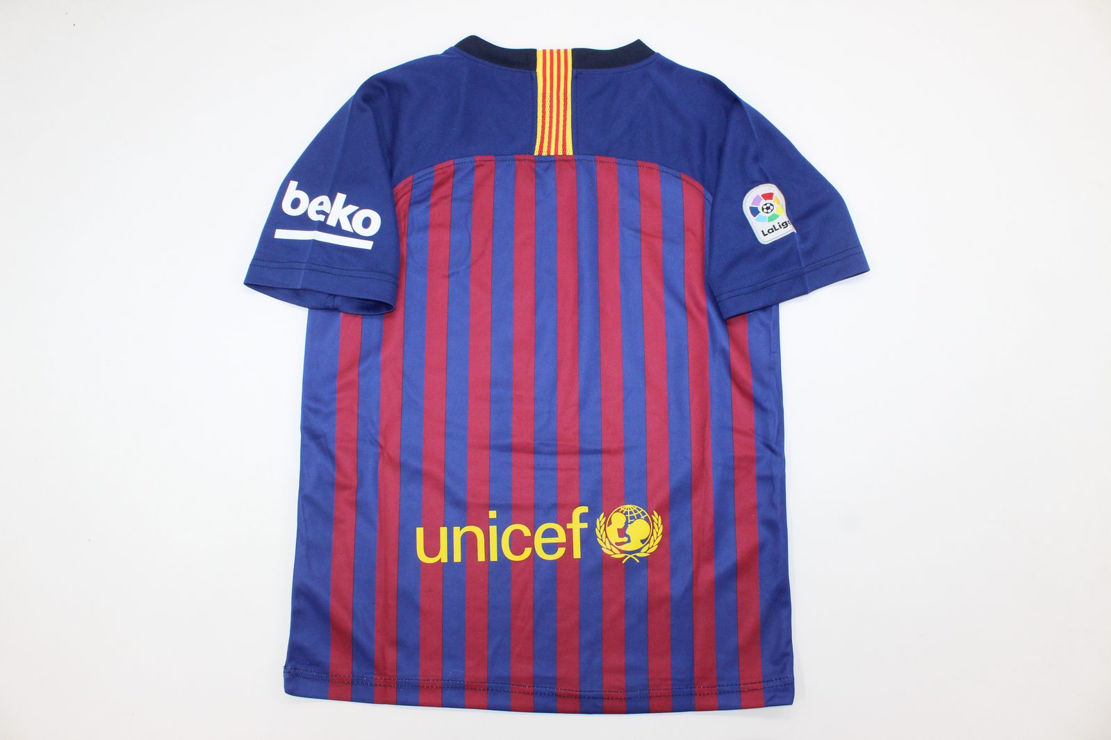 Kit Barcelona Home 18/19 Conjunto Infantil (Versão Retrô)