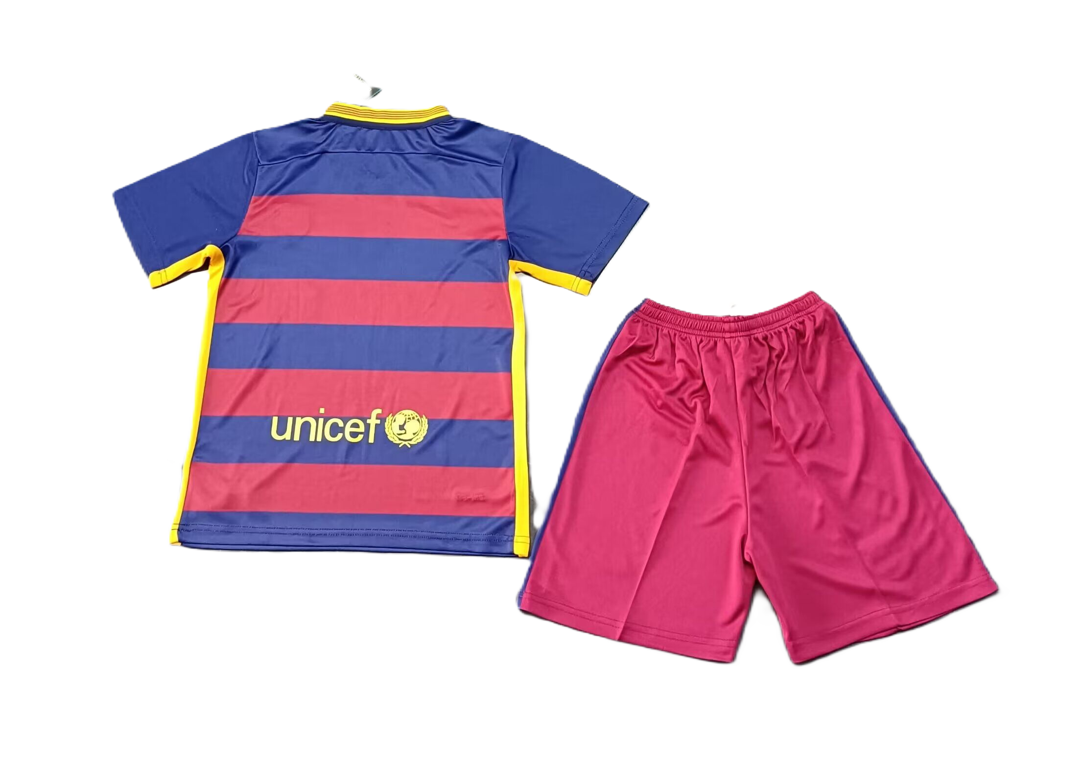 Kit Barcelona Home 15/16 Conjunto Infantil (Versão Retrô)