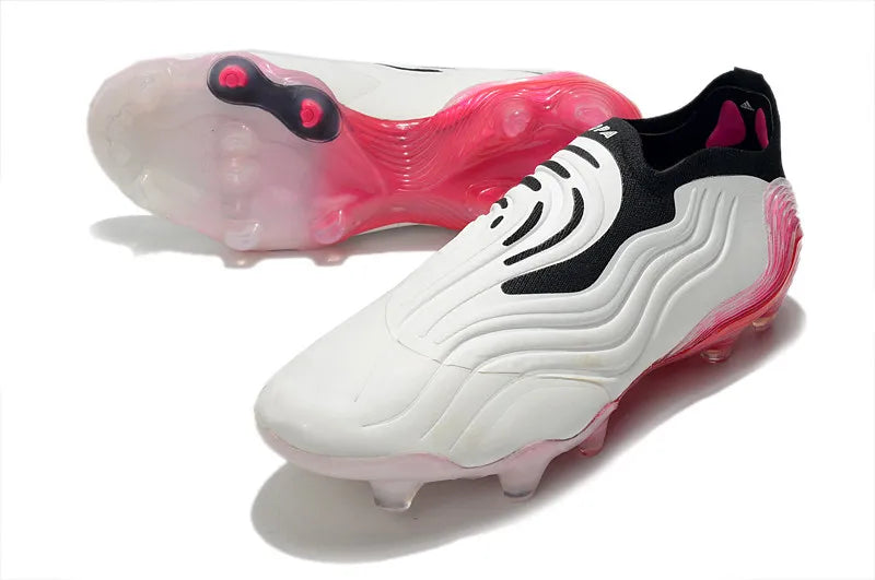 Chuteira de Campo Copa Sense + FG White/Pink | Football Boots