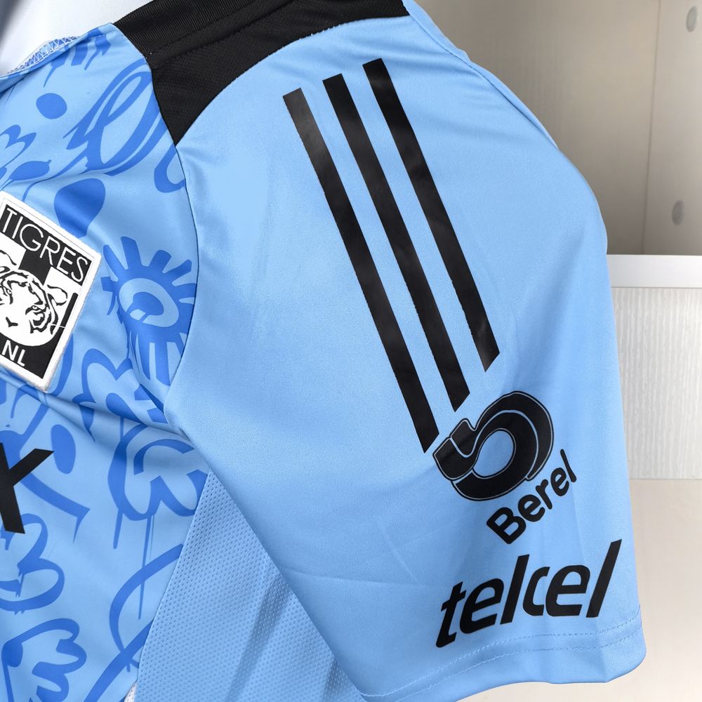 Camisa Tigres UANL "Blue Flower Style" 24/25 (Versão Torcedor) | EDIÇÃO ESPECIAL