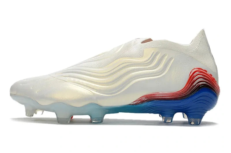 Chuteira de Campo Copa Sense + FG White/Blue | Football Boots