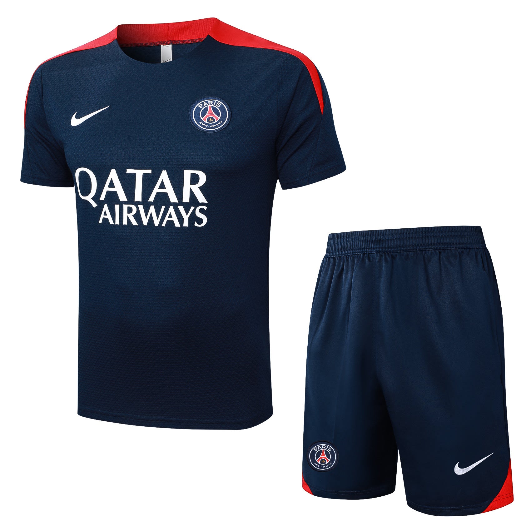 Kit Pre-Treino Paris Saint-Germain F.C. Conjunto Adulto/Infantil (Versão Torcedor)