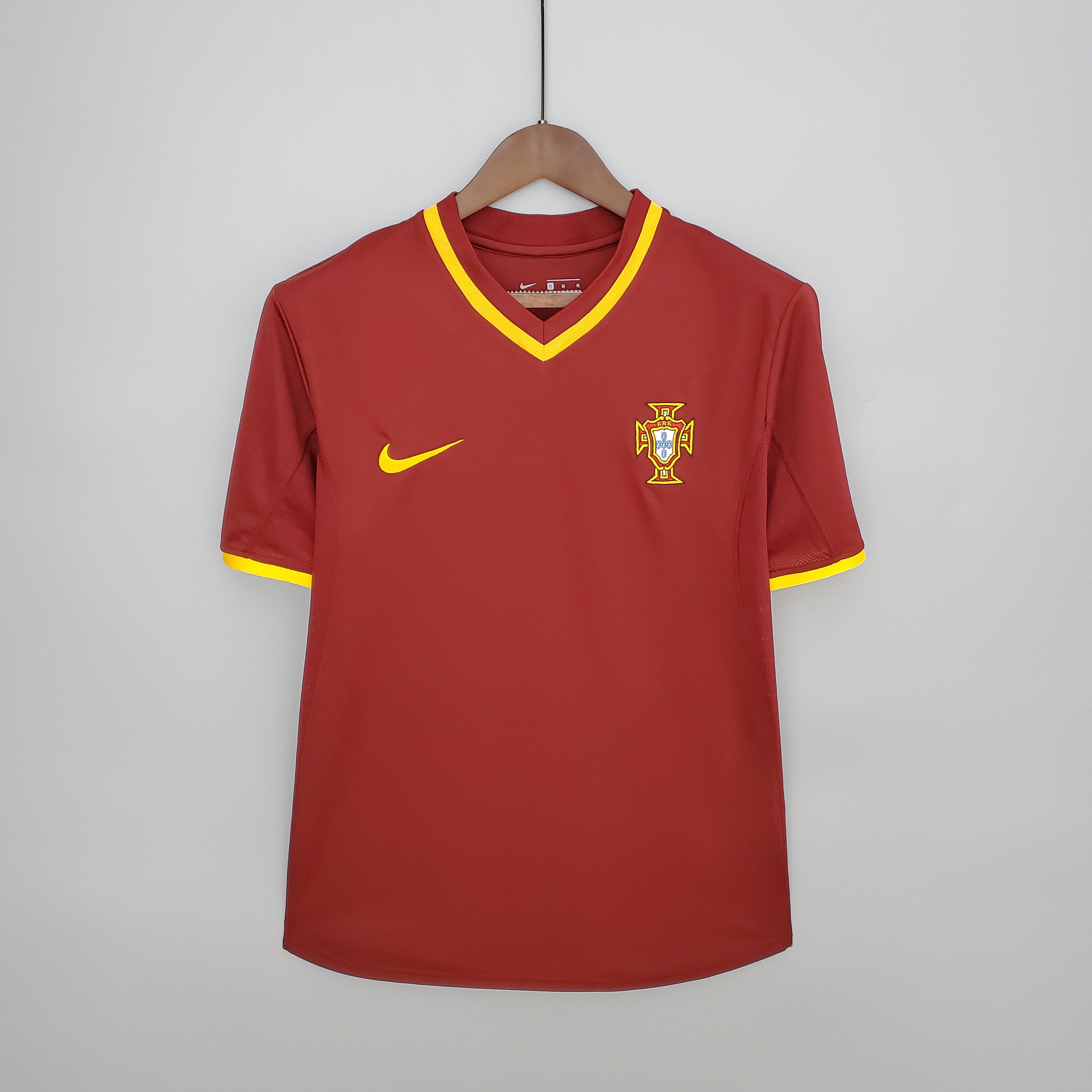 Portuguese National Team Home Shirt 2000 (Retro Fan Version) 