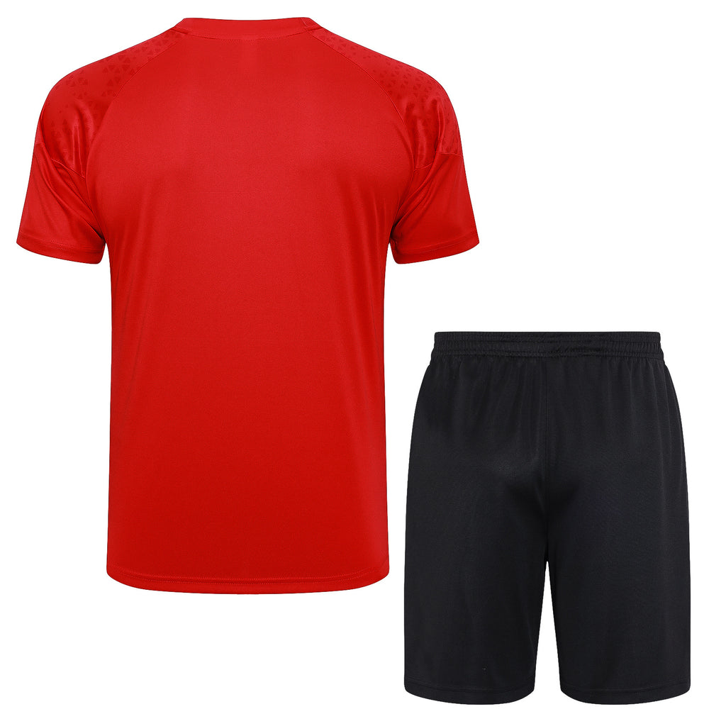 Kit Pre-Treino AC Milan Conjunto Adulto/Infantil (Versão Torcedor)