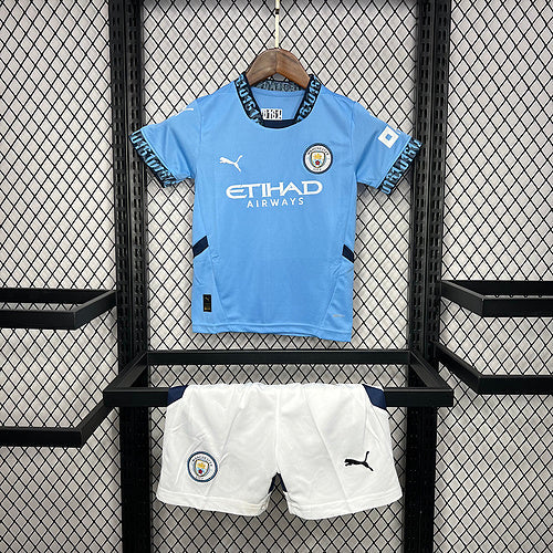 Kids Manchester City 2024∕25 Home Kids Kit(489D)