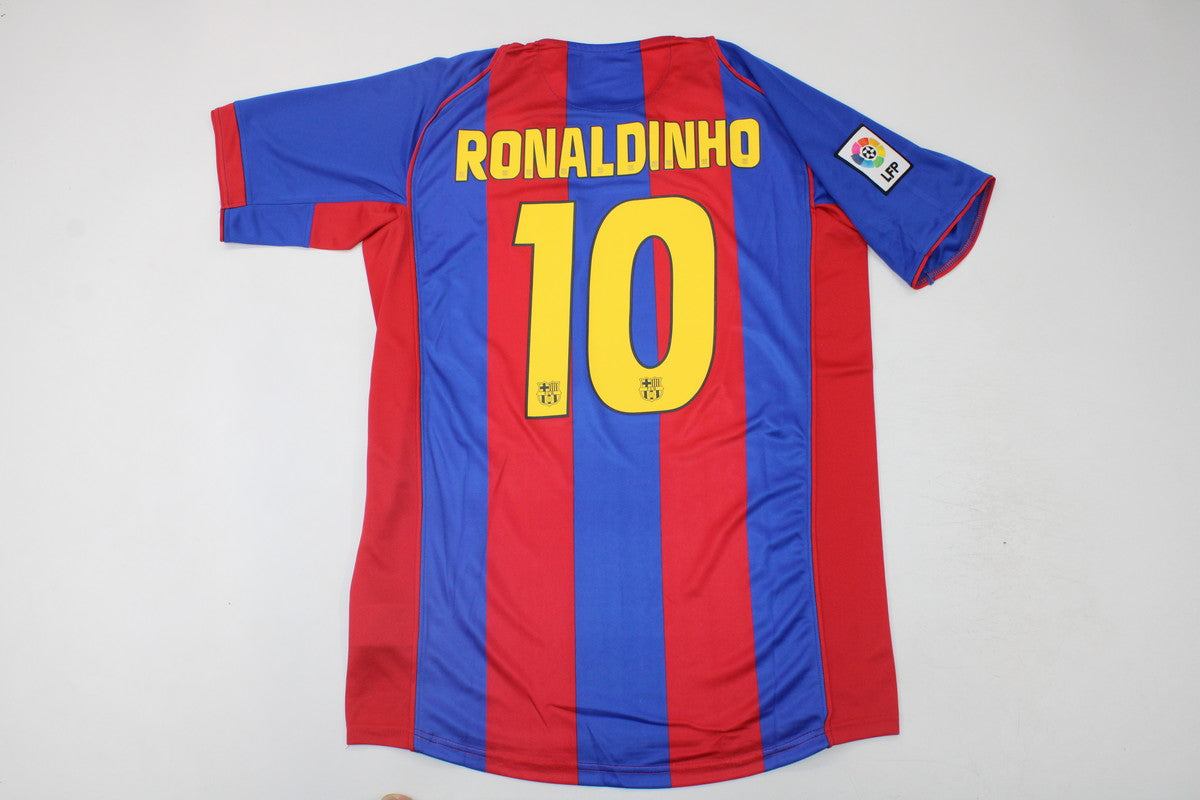 Camisa Barcelona Home 04/05 (Versão Retrô)
