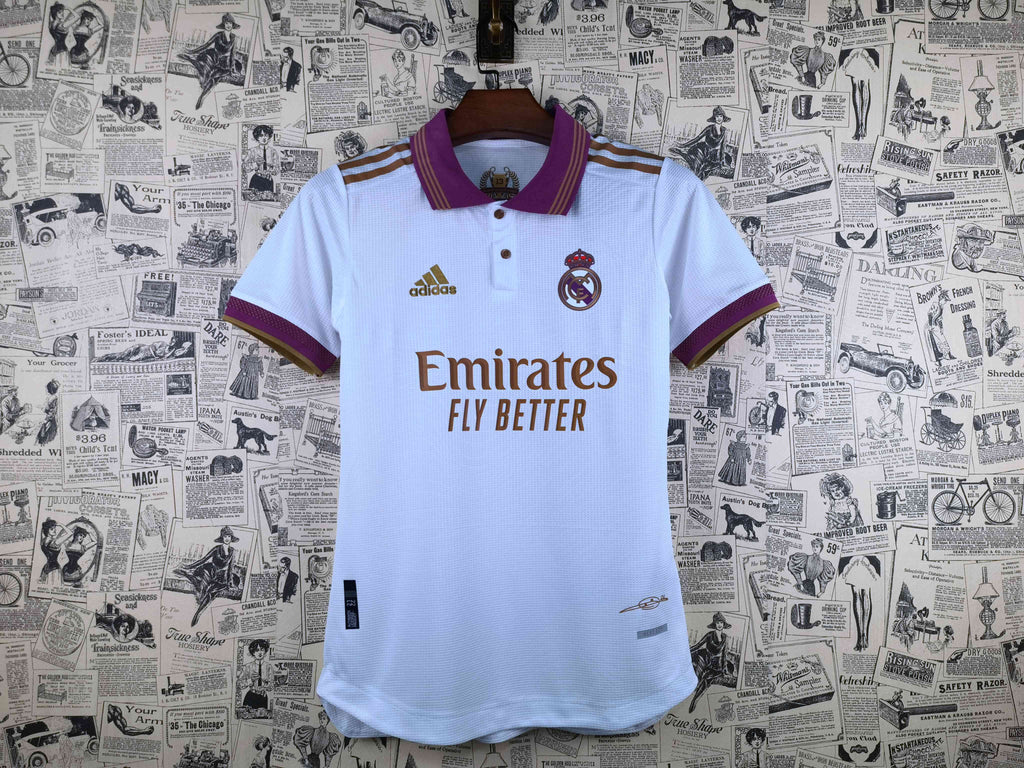 Camisa Real Madrid "Purple-Gold" 21/22 (Versão Jogador) | EDIÇÃO ESPECIAL