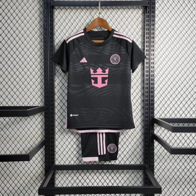 Kit Inter Miami Away Conjunto Infantil 2024 (Versão Torcedor)