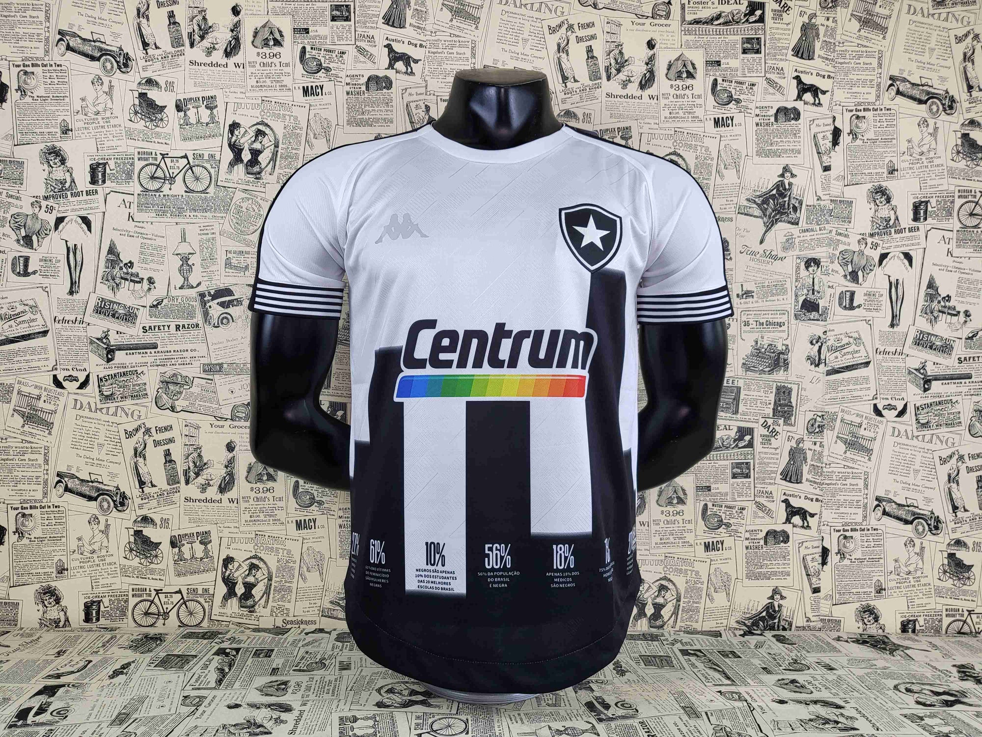 Camisa Botafogo "100%" 23/24 (Versão Torcedor) | EDIÇÃO ESPECIAL