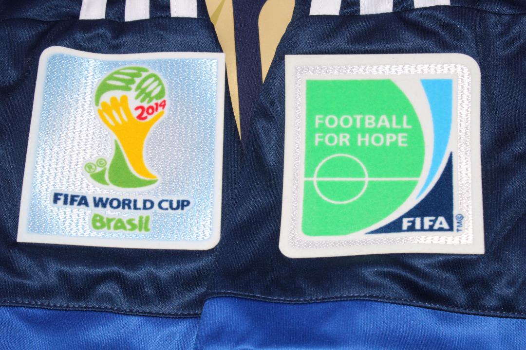 Camisa Seleção Argentina Away 2014 (Versão Jogador Retrô)