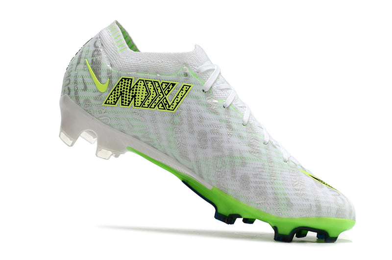 Chuteira de Campo Nike Air Zoom Mercurial Vapor 15 Elite FG Branco/Verde | Football Boots