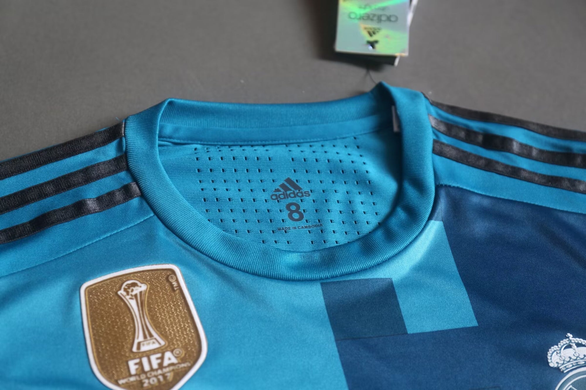 Camisa Real Madrid Third 17/18 (Versão Manga Longa Jogador Retrô)