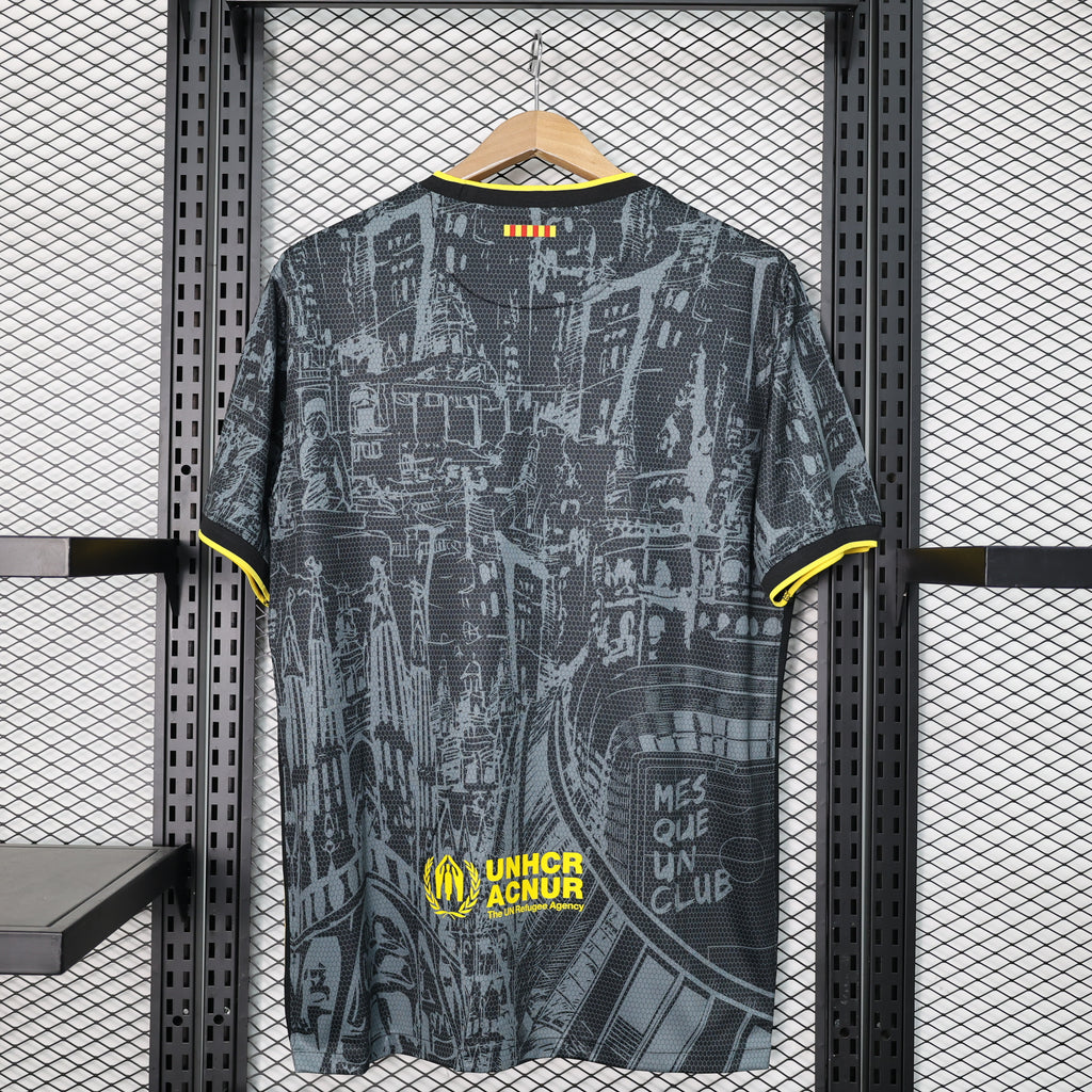 Camisa FC Barcelona "Black Yellow" (Versão Torcedor) | EDIÇÃO ESPECIAL