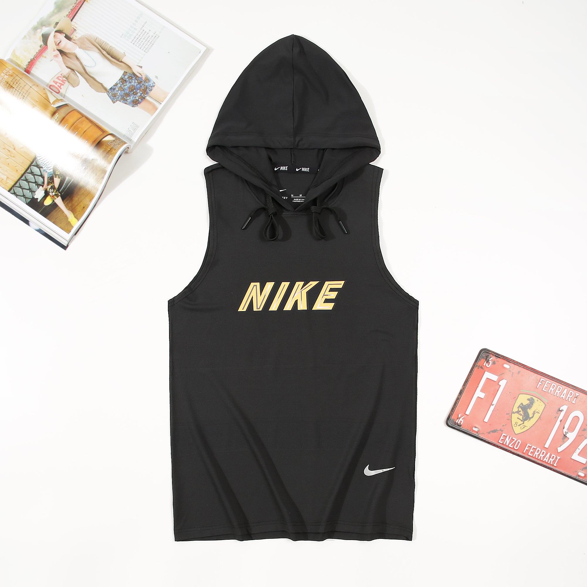 Camisa Regata (Capuz) Nike "Workout" Sportwear | Moda Esportiva
