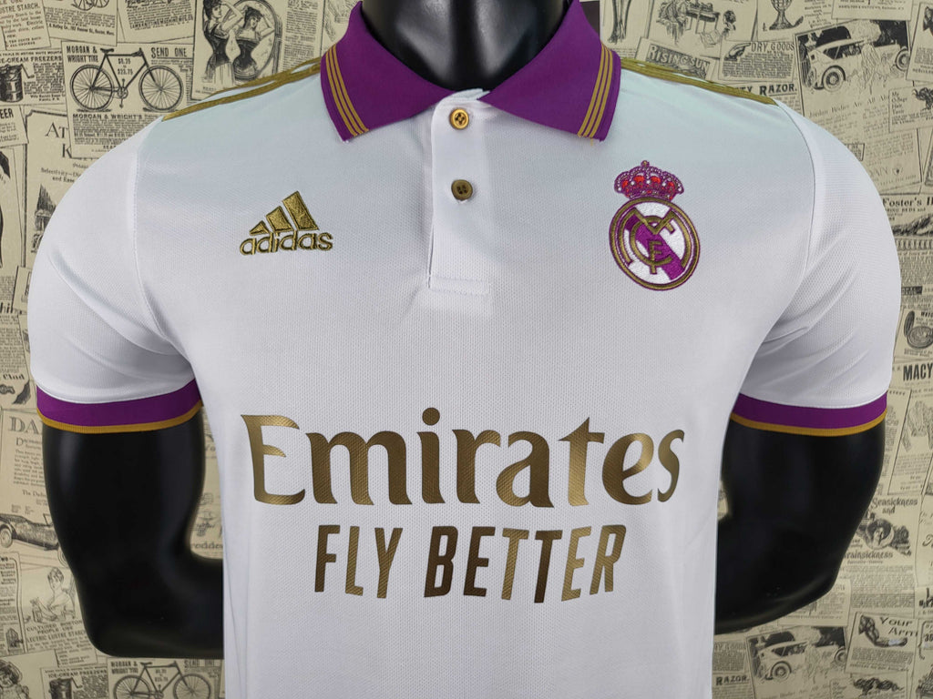 Camisa Real Madrid "Purple-Gold" 22/23 (Versão Torcedor) | EDIÇÃO ESPECIAL