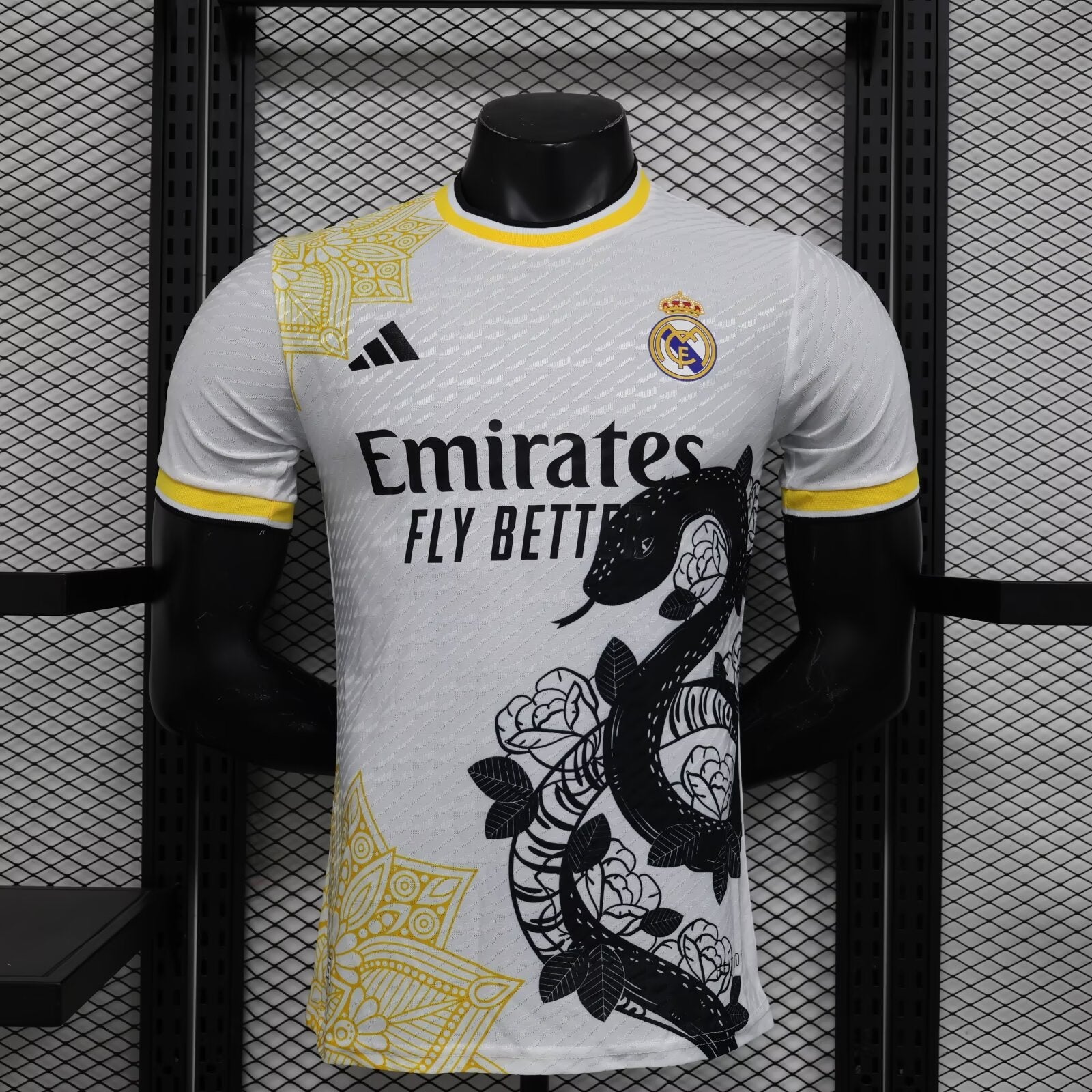 Camisa Real Madrid CF "Black Snake" (Versão Jogador) | EDIÇÃO ESPECIAL