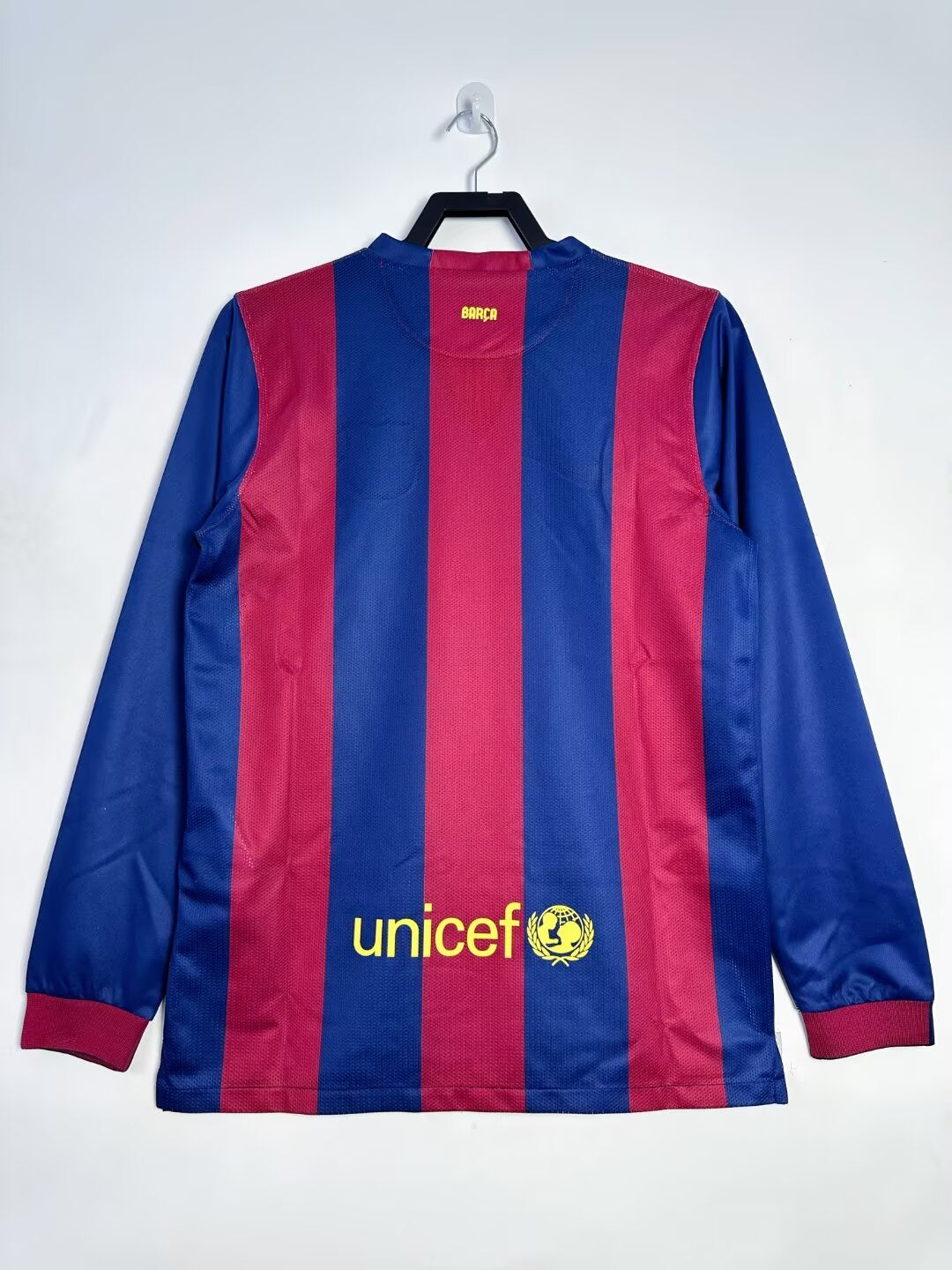 Camisa Barcelona Home 14/15 (Versão Manga Longa Retrô)