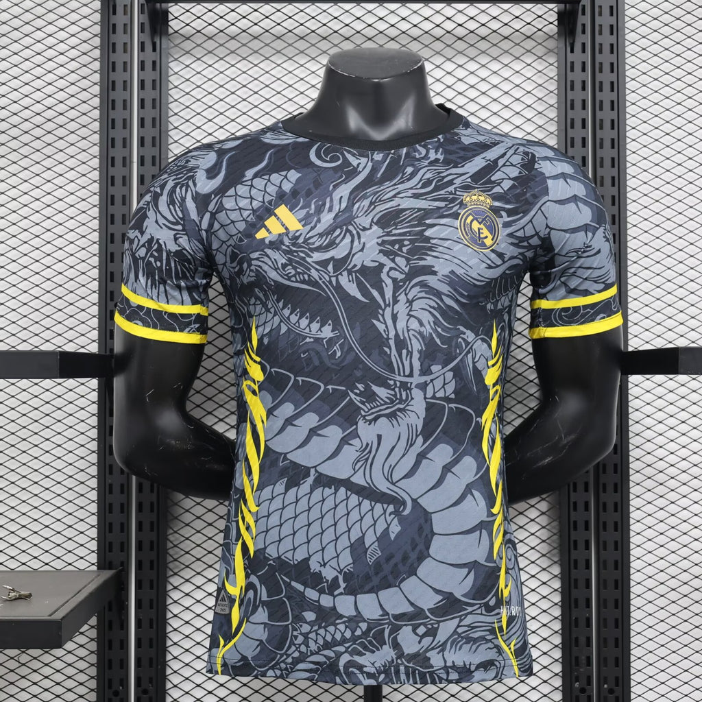 Camisa Real Madrid CF "Dark-Yellow Design" (Versão Jogador) | EDIÇÃO ESPECIAL