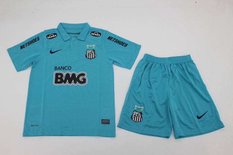 Camisa do Santos Third 2012 Conjunto Infantil (Versão Retrô)