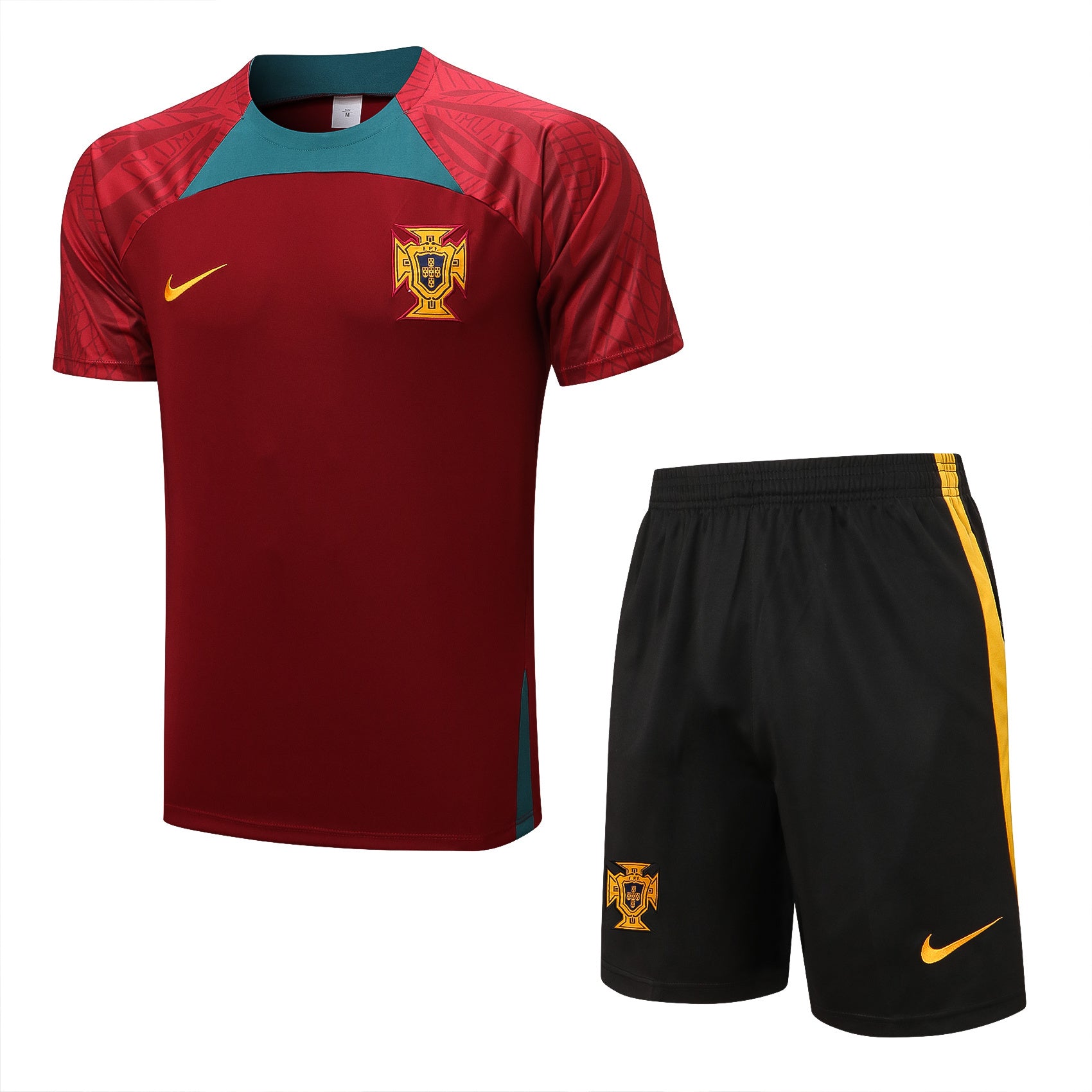 Kit Pre-Treino Seleção de Portugal Conjunto Adulto/Infantil (Versão Torcedor)