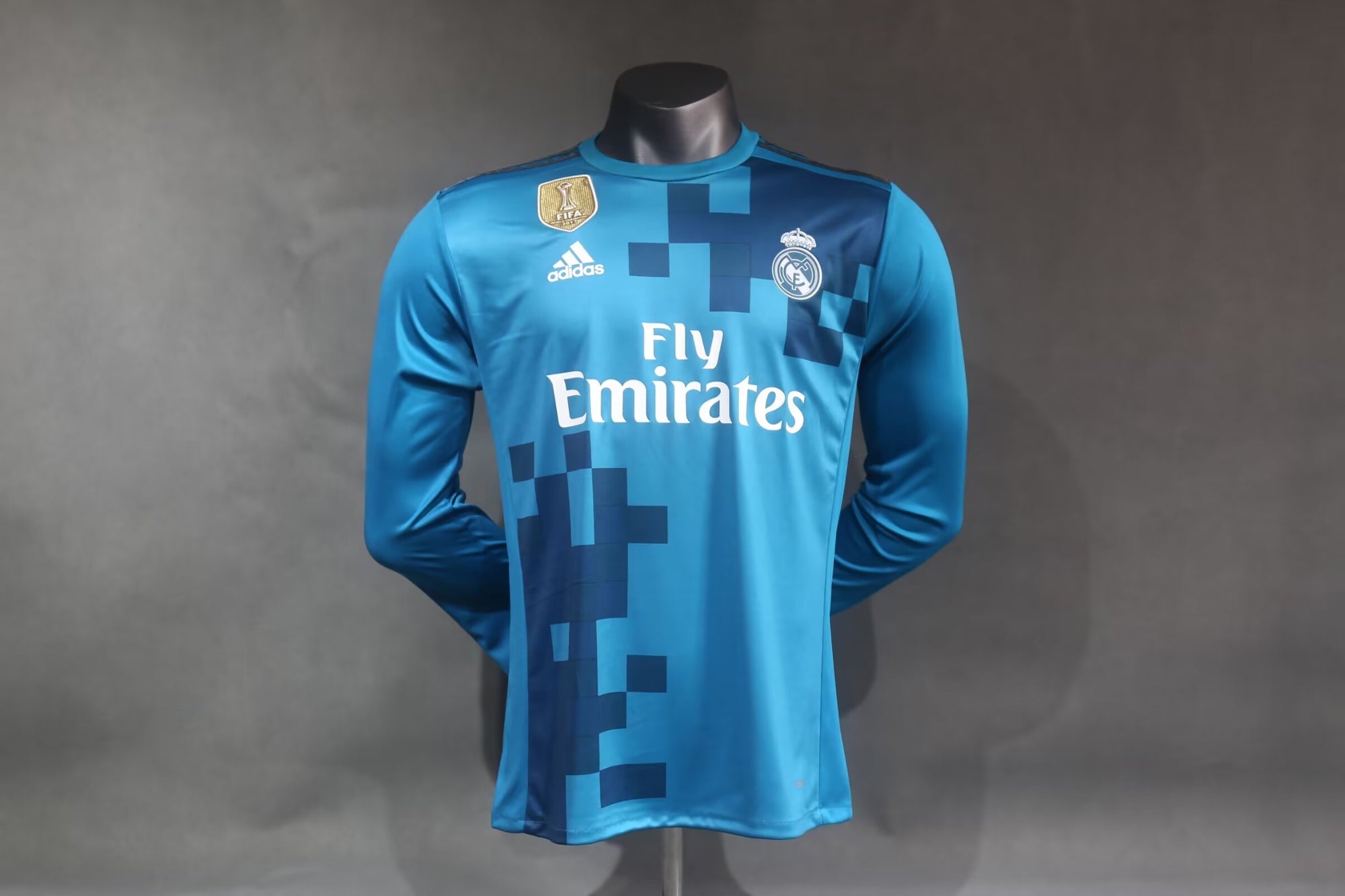 Camisa Real Madrid Third 17/18 (Versão Manga Longa Jogador Retrô)