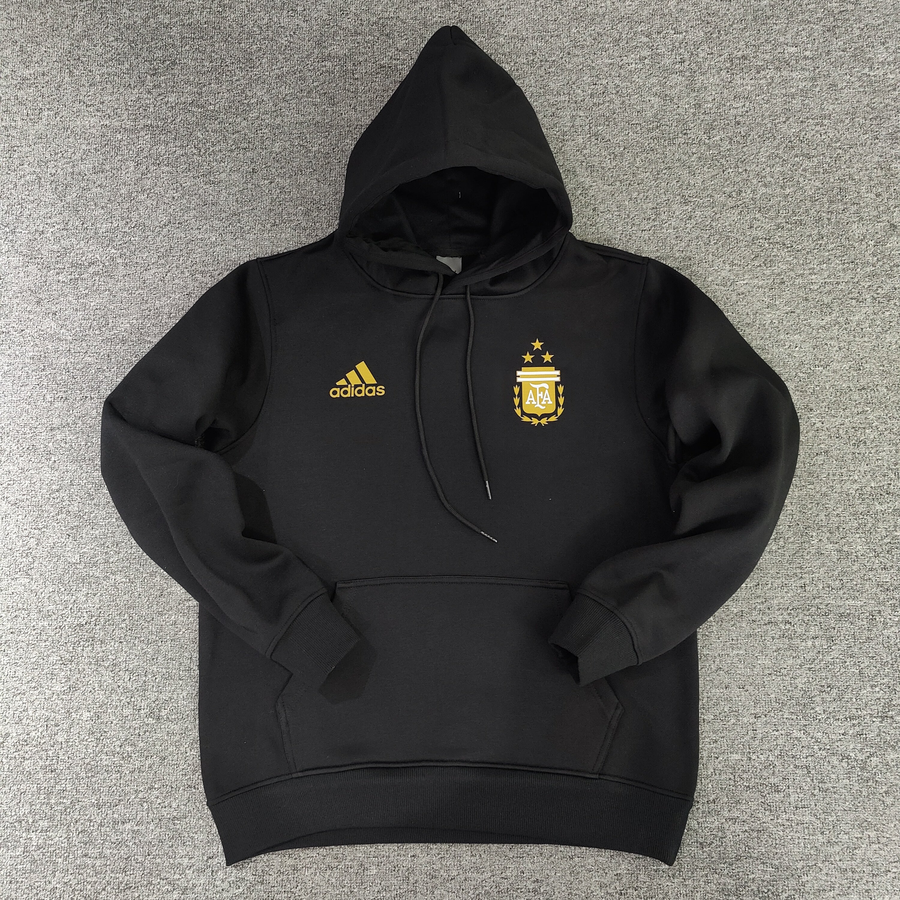 Argentina National Team Sweatshirt | Gold Logo / Messi Style
