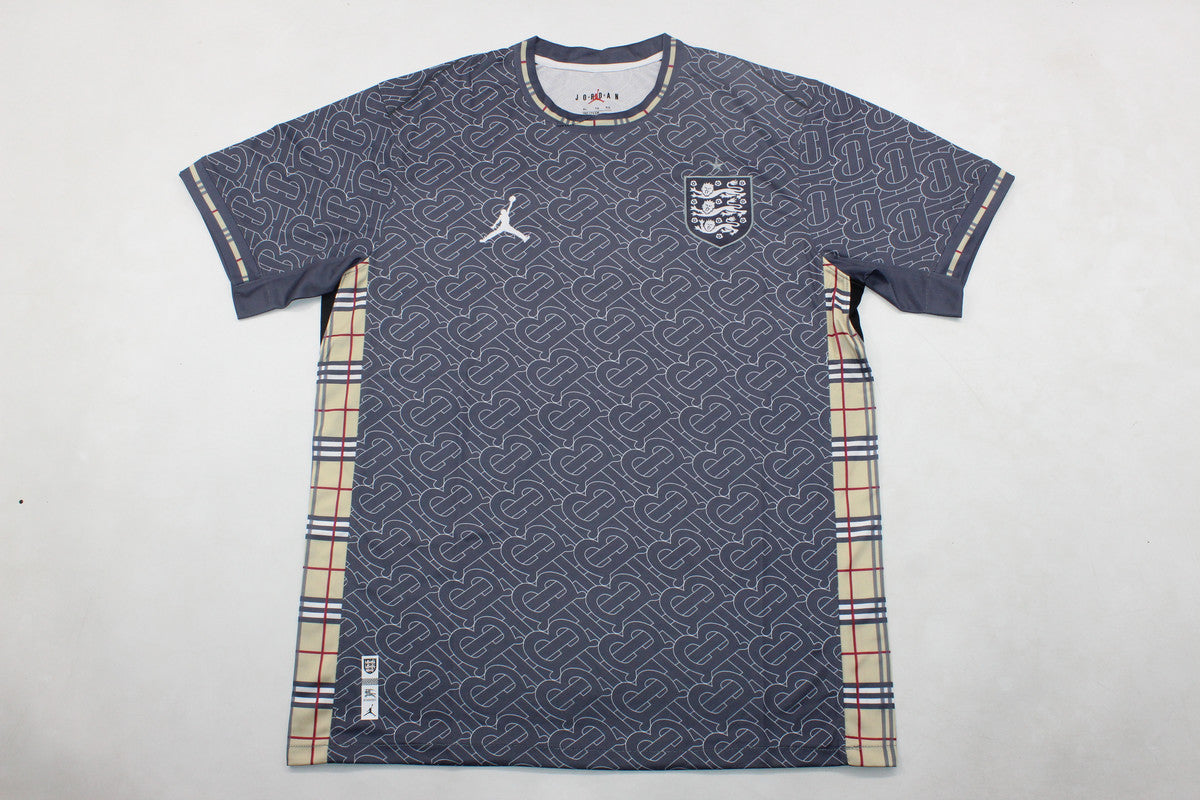 Camisa Seleção da Inglaterra "Air-Jordan/Burberry" (Versão Torcedor) | EDIÇÃO ESPECIAL