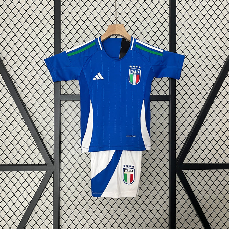 CAMISOLA ITALIA I EURO 2024 CONJUNTO INFANTIL