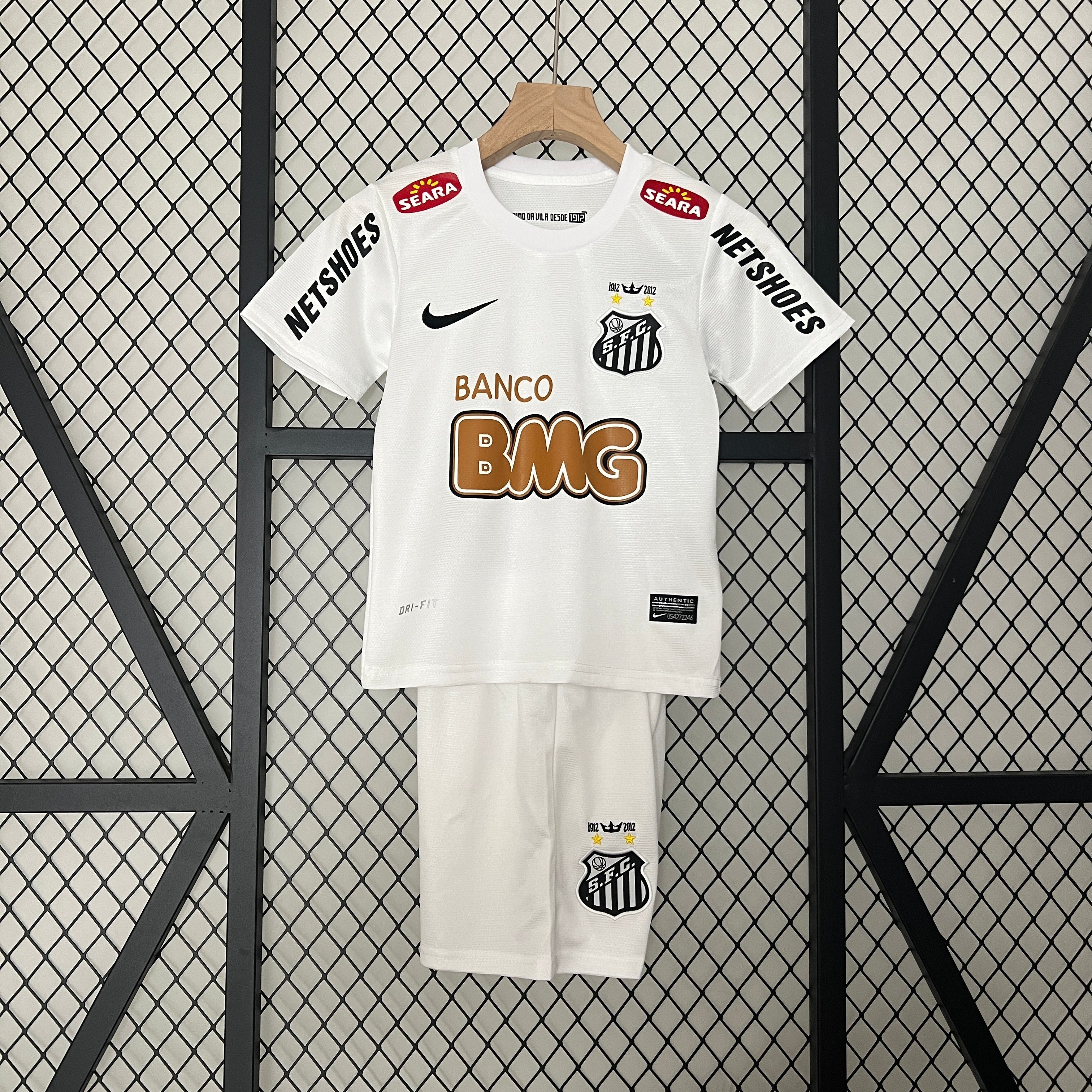 Santos Home Shirt 2012 Kids Set (Retro Version) 