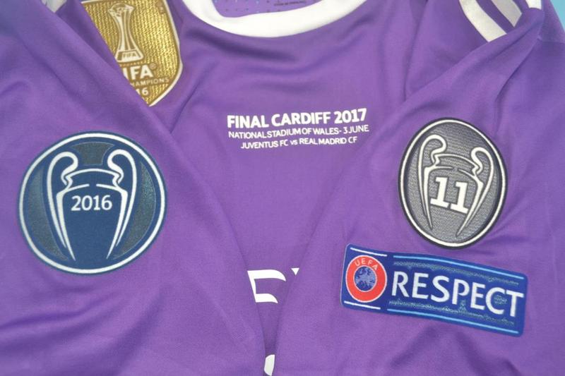 Camisa Real Madrid Away 16/17 (Versão Jogador Retrô)