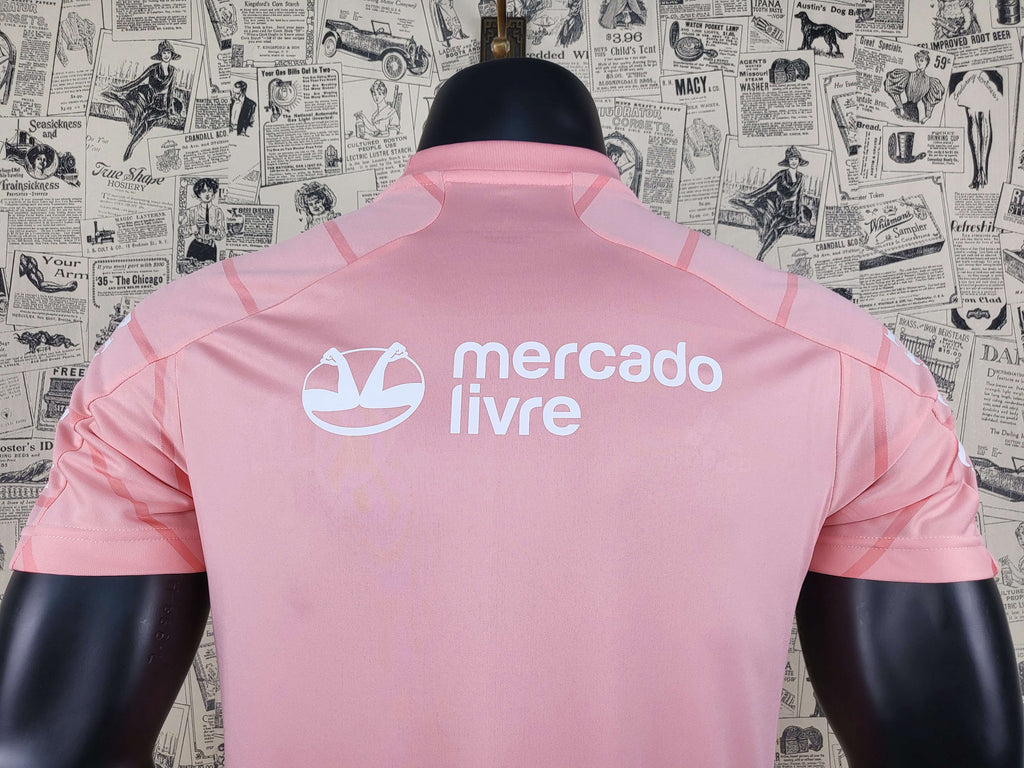 Camisa Flamengo "Outubro Rosa + Patrocínios" 21/22 (Versão Torcedor) | EDIÇÃO ESPECIAL