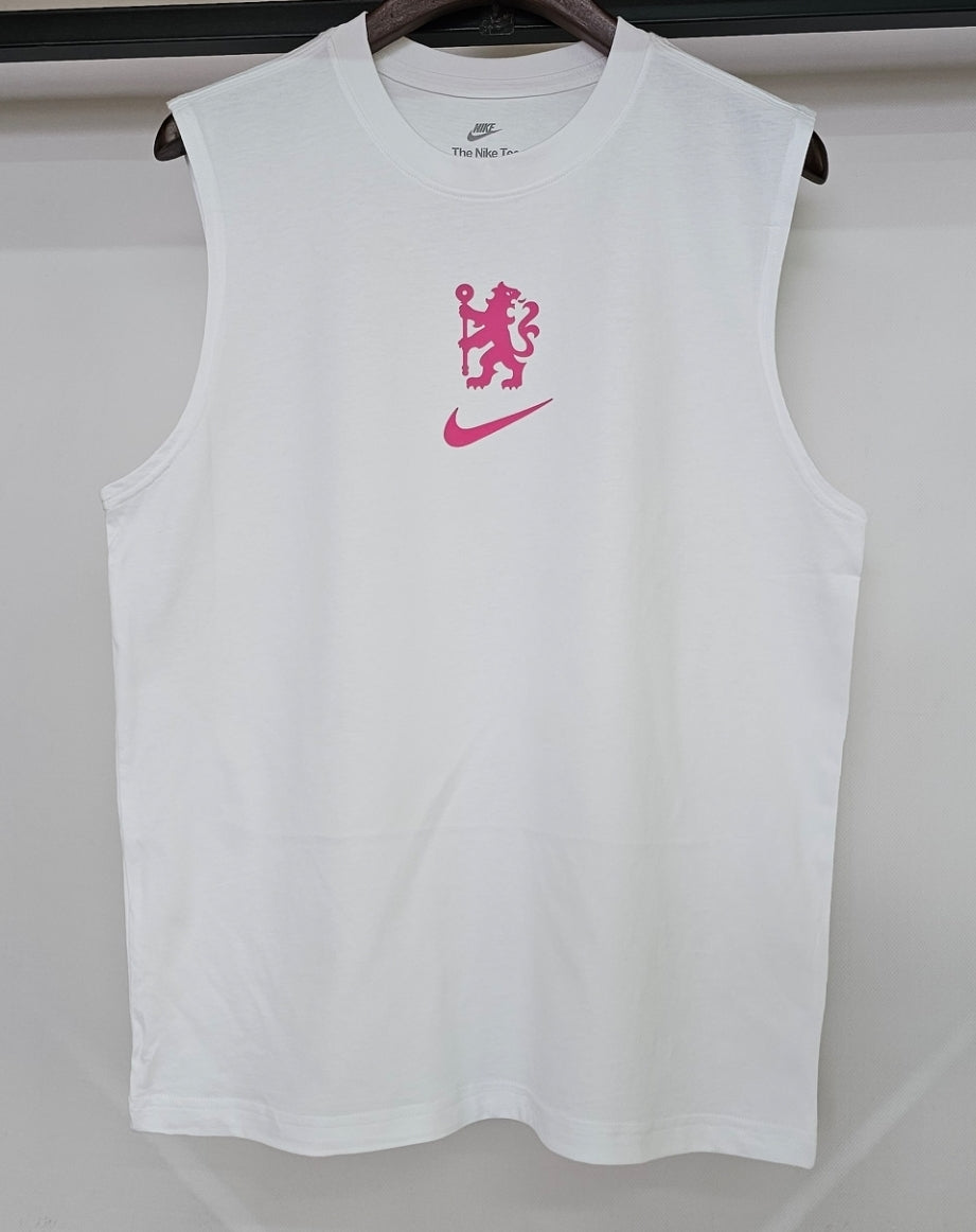 Camisa Regata Casual Manchester United "Pink Logo" | Moda Esportiva