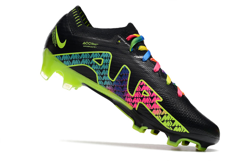Chuteira de Campo Nike AIR Zoom Mercurial Vapor 15 Elite Black/Rainbow | Football Boots