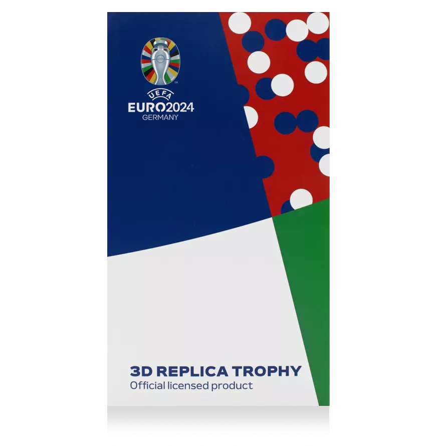 Mini Troféu Réplica Oficial do UEFA EURO 2024 em 3D