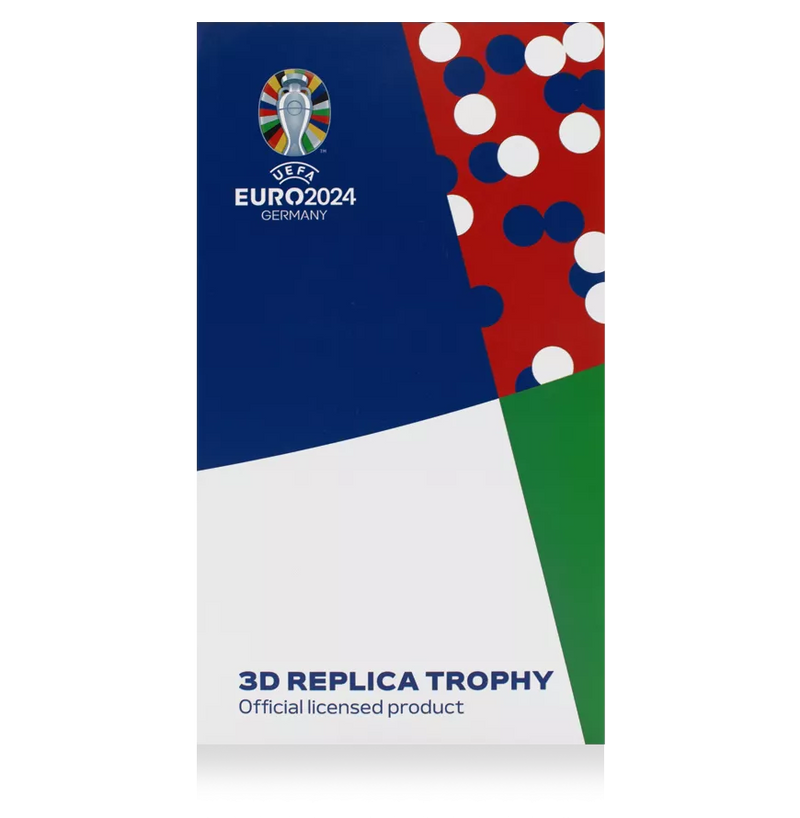 Mini Troféu Réplica Oficial do UEFA EURO 2024 em 3D