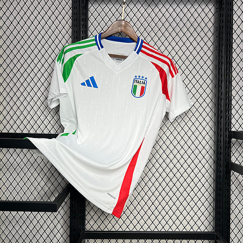 Camisa Itália Away 24/25 s/n° Torcedor Adidas Masculino - Branca