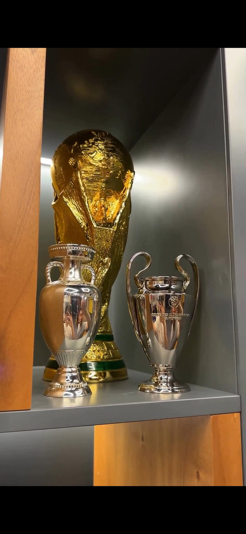 Mini Troféu Réplica Oficial do UEFA EURO 2024 em 3D