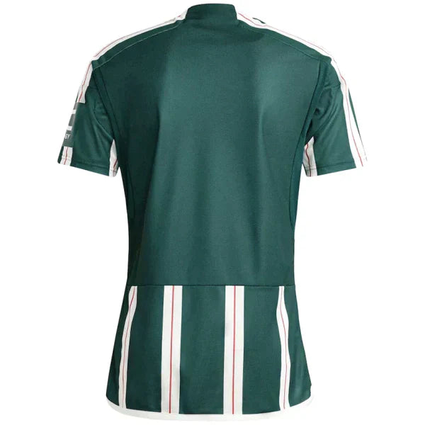 Camisa Manchester United Away 23/24 s/n° Torcedor Masculina - Branco e Verde