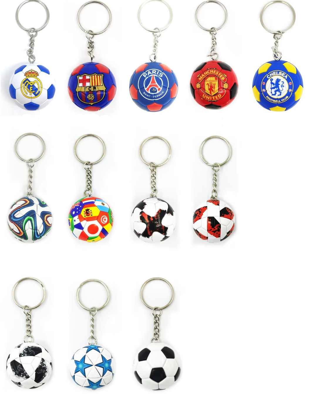 Chaveiros Bolas | Acessórios Esportivos (Entregas Acima de 20€)