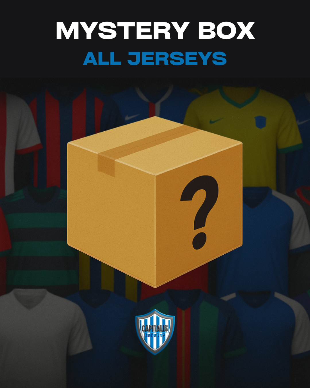 Mystery Box | 1 Camisa - (Versão Torcedor, Jogador e Retrô)