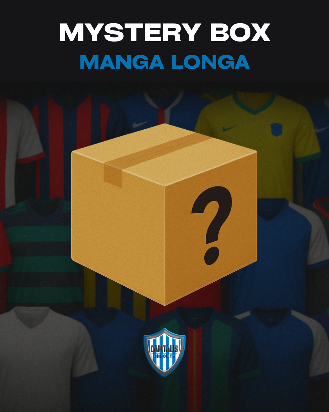 Mystery Box | 1 Camisa - (Versão Manga Longa)